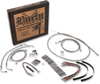 Handlebar Cable/Brake Line Kit - Complete - 13" Ape Hanger Handlebars - Stainless Steel
