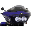 Klock Werks #KWW-01-0189 - Sport Flare® Windshield - 8" - Smoke - '98-'13 FLTR