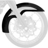 Klock Werks #KWF-01-0306 - Ventana Front Fender - Black - 16"-19" - HD Touring/Trike