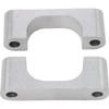 Klock Werks #KWFS-02-0106 - Hugger Front Fender Mounting Blocks - For 21" Wheels - Satin