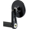 Joker Machine #09-313-DB - Mirror - Bar End/Side View - Round - Black - Straight - 3-1/4"