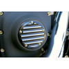 Joker Machine #02-99TC - Points Cover - Finned - 5 Hole - Black Anodized/Silver