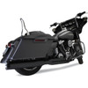 Khrome Werks #200775 - 2-into-1 Outlaw Exhaust System - Black - No End Cap Included