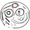 LA Choppers #LA-8051KT2-16M - Complete Midnight Braided Cable Kit - 15"-17" Handlebars - ABS - '08-'13 Touring/Trike