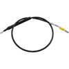LA Choppers #LA-8155C19M - Midnight Braided Clutch Cable - Quick Connect - 18"-20" Ape Hanger Handlebars - '18-'21 Softail
