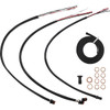 LA Choppers #LA-8056KT2-13M - Complete Midnight Braided Cable Kit - 12"-14" Handlebars - ABS - '21-'22 Touring