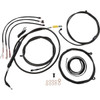 LA Choppers #LA-8056KT2-19M - Complete Midnight Braided Cable Kit - 18"-20" Handlebars - ABS - '21-'22 Touring