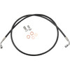 LA Choppers #LA-8100B16B - Brake Line - 15" - 17" Ape Hanger Handlebars - Black