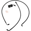 LA Choppers #LA-8152B13M - Brake Lines - 12" - 14" Ape Hanger Handlebars - Midnight