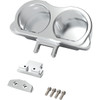 LA Choppers #LA-7397-03R - Gauge Mount - Dual - Raw - FLT