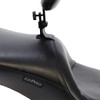 LE Pera #LK-957DLBRS - Maverick Daddy Long Legs Seat - With Backrest - Black - Smooth - FL '08-'23