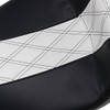 LE Pera #LK-997DLGT1 - Outcast Daddy Long Legs Seat - 2Up - w/o Backrest - Black w/ White Double Diamond Inlay - FL '08-'22