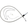 Magnum Shielding #52348HE - Polished Stainless Quick Connect Upper Clutch Cable - 42"
