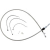 Magnum Shielding #523418HE - Polished Stainless Quick Connect Upper Clutch Cable - 52"