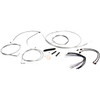 Magnum Shielding #589261 - XR Handlebar Installation Kit - 12"-14" Ape Hangers - '11-'14 FLS - Stainless Steel