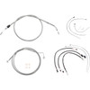Magnum Shielding #5891171 - XR Handlebar Installation Kit - 12"-14" Ape Hangers - '21 FLH - Stainless Steel/Chrome