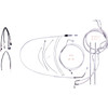 Magnum Shielding #3871192 - Sterling Chromite II® Designer Handlebar Installation Kit - 15"-17" - '21-'23 FLH