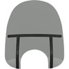Memphis Shades #MEB37112 - Fats Windshield - 19" - Headlight - Black Smoke