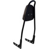 Motherwell #156T-18-MB-WP - One-Piece Sissy Bar - Black - With Pad