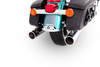 Rinehart Racing 100-0103C - True Dual Exhaust for 95-08 Harley Touring - 3.5" / Black with Chrome End Caps