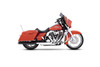 Rinehart Racing 500-0100C - 3.5" Slip-On Exhaust For Harley Touring - Chrome w/ Chrome End Caps