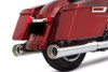 Rinehart Racing 500-0185C - 4.5" DBX45 Slip-On Exhaust for Harley Touring - 2017-Later / Chrome w/ Chrome End Caps