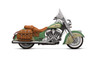 Rinehart Racing 500-0502C - 4" Slip-On Exhaust for Indian Touring - Roadmaster/Chieftan/Challenger/Springfield/Pursuit / Chrome / Chrome End Caps