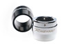 Rinehart Racing 900-0200 - 3.5" Standard End Cap - Black End Cap Pair