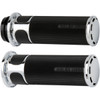Arlen Ness #07-300 - Slot Track Grips - Cable - Chrome