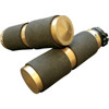 Accutronix #GR100-R5 - Grips w/ Rubber - Brass