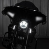 Hogworks Billet Fork Turn / Drl Signals for 14-'25 Street Glide | Black