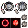 Hogworks Hogworkz® Halomaker® Led Rear Turn Signals for Harley-davidson® | 1157 Base, Bullet Lens