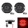 Hogworks Hogworkz® Pro Grid Led Rear Turn Signals for Harley-davidson® | 1156 Base, Flat Lens