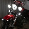 Hogworks Hogworkz® Pro Grid Led Front Turn Signals for Harley-davidson® | 1157 Base, Flat Lens