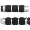 Avon Grips #AIR-90-FLY-EX - Excalibur Air Cushioned Grips - TBW - Chrome