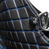 Hogworks Hogworkz® Aftermarket Stretched Saddlebag Liners '14-'25 | Black w/ Blue Stitching