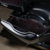Hogworks Hogworkz® Aftermarket Stretched Saddlebag Liners '94-'13 | Black w/ Red Stitching