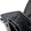 Hogworks Hogworkz® Aftermarket Stretched Saddlebag Liners '94-'13 | Black w/ Blue Stitching