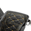 Hogworks Hogworkz® Aftermarket Stretched Saddlebag Liners '94-'13 | Black w/ Gold Stitching