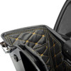 Hogworks Hogworkz® Aftermarket Stretched Saddlebag Liners '94-'13 | Black w/ Gold Stitching