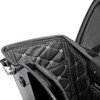 Hogworks Hogworkz® Aftermarket Stretched Saddlebag Liners '94-'13 | Black w/ Silver Stitching