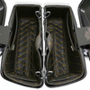 Hogworks Hogworkz® Standard Saddlebag Liners '14-'25 | Black w/ Gold Stitching Fits Harley® Oem
