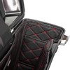 Hogworks Hogworkz® Standard Saddlebag Liners '94-'13 | Black w/ Red Stitching Fits Harley® Oem