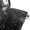 Hogworks Hogworkz® Standard Saddlebag Liners '94-'13 | Black w/ Silver Stitching Fits Harley® Oem