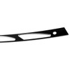 Hogworks Hollow Cut Billet Windshield Trim in Black for Harley® Touring '96-'13
