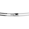 Hogworks Hollow Cut Billet Windshield Trim in Chrome for Harley® Touring '14-'25