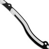 Hogworks Contrast Cut Billet Windshield Trim in Black for Harley® Road Glide '98-'13