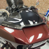 Hogworks Hollow Cut Billet Windshield Trim in Black for Harley® Road Glide '15-'25