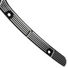 Hogworks 3rd Degree Billet Windshield Trim in Black for Harley® Road Glide '15-'25