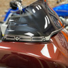 Hogworks Slash Cut Billet Windshield Trim in Black for Harley® Road Glide '15-'25
